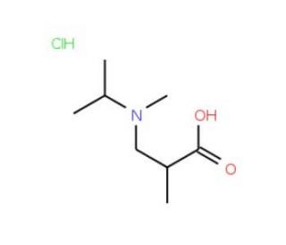 3-[Isopropyl(methyl)amino]-2-methylpropanoic acid hydrochloride - chemical structure image