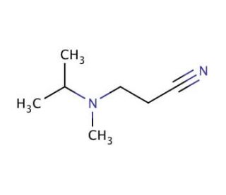 3-[isopropyl(methyl)amino]propanenitrile - chemical structure image