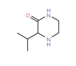 3-Isopropyl-piperazin-2-one (CAS 856845-64-2) - chemical structure image