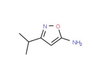 3-isopropylisoxazol-5-amine (CAS 88786-11-2) - chemical structure image