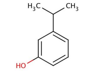 3-Isopropylphenol (CAS 618-45-1) - chemical structure image