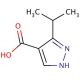 3-Isopropylpyrazole-4-carboxylic acid (CAS 870704-28-2) - chemical structure image
