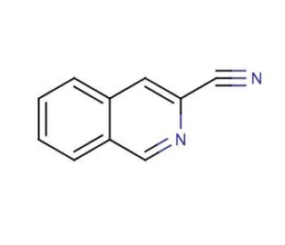 3-Isoquinolinecarbonitrile (CAS 26947-41-1) - chemical structure image