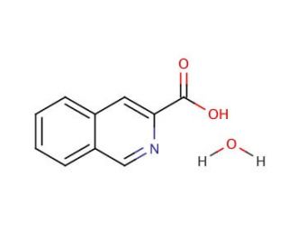 3-Isoquinolinecarboxylic acid hydrate (CAS 207399-25-5) - chemical structure image