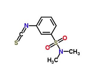 3-Isothiocyanato-N,N-dimethyl-benzenesulfonamide (CAS 379255-08-0) - chemical structure image