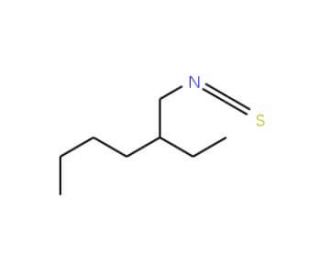 3-(isothiocyanatomethyl)heptane (CAS 21663-56-9) - chemical structure image