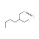 3-(isothiocyanatomethyl)heptane (CAS 21663-56-9) - chemical structure image