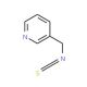 3-(isothiocyanatomethyl)pyridine (CAS 36810-90-9) - chemical structure image