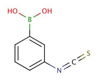 3-Isothiocyanophenylboronic acid - chemical structure image