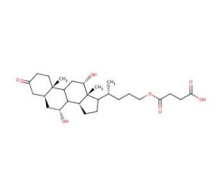 3-Keto Petromyzonol-24-hemisuccinate (CAS 550298-38-9) - chemical structure image