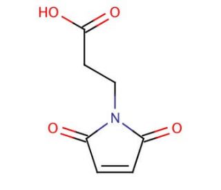 3-Maleimidopropionic acid (CAS 7423-55-4) - chemical structure image