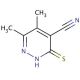 3-mercapto-5,6-dimethylpyridazine-4-carbonitrile - chemical structure image