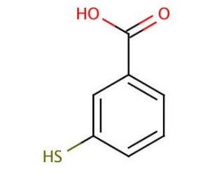 3-Mercaptobenzoic Acid (CAS 4869-59-4) - chemical structure image