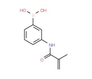 3-Methacrylamidophenylboronic acid (CAS 48150-45-4) - chemical structure image