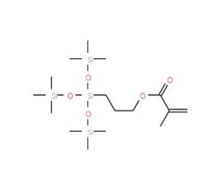 3-(Methacryloyloxy)propyltris(trimethylsiloxy)silane (CAS 17096-07-0) - chemical structure image