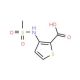 3-methanesulfonamidothiophene-2-carboxylic acid (CAS 132864-57-4) - chemical structure image