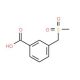3-Methanesulfonylmethyl-benzoic acid - chemical structure image