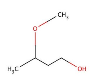 3-Methoxy-1-butanol (CAS 2517-43-3) - chemical structure image