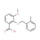 3-Methoxy-2-[(2-methylbenzyl)oxy]benzoic acid - chemical structure image