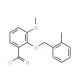3-methoxy-2-[(2-methylbenzyl)oxy]benzoyl chloride - chemical structure image