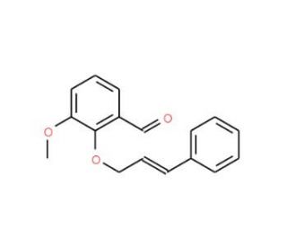 3-Methoxy-2-{[(2E)-3-phenylprop-2-enyl]-oxy}benzaldehyde - chemical structure image