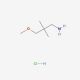 (3-methoxy-2,2-dimethylpropyl)amine hydrochloride (CAS 171268-71-6) - chemical structure image