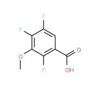 3-Methoxy-2,4,5-trifluorobenzoic acid (CAS 11281-65-5) - chemical structure image
