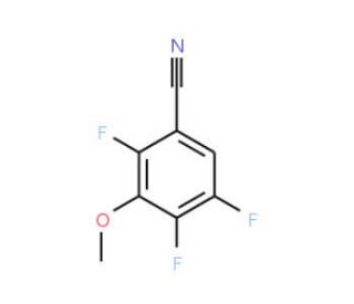 3-Methoxy-2,4,5-trifluorobenzonitrile (CAS 112811-63-9) - chemical structure image