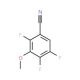 3-Methoxy-2,4,5-trifluorobenzonitrile (CAS 112811-63-9) - chemical structure image