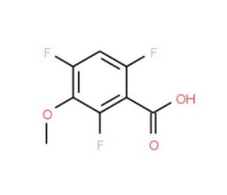 3-Methoxy-2,4,6-trifluorobenzoic acid (CAS 886499-94-1) - chemical structure image