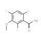 3-Methoxy-2,4,6-trifluorobenzoic acid (CAS 886499-94-1) - chemical structure image