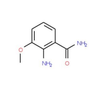 3-Methoxy-2-aminobenzamide (CAS 106782-78-9) - chemical structure image