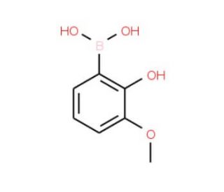 3-Methoxy-2-hydroxyphenylboronic acid (CAS 259209-17-1) - chemical structure image