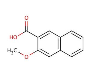 3-Methoxy-2-naphthoic acid (CAS 883-62-5) - chemical structure image