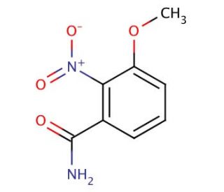 3-Methoxy-2-nitrobenzamide (CAS 99595-85-4) - chemical structure image