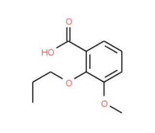 3-Methoxy-2-propoxybenzoic acid - chemical structure image