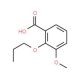 3-Methoxy-2-propoxybenzoic acid - chemical structure image