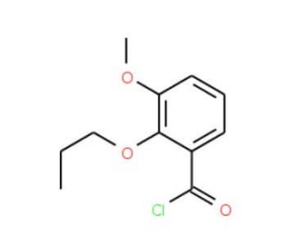 3-methoxy-2-propoxybenzoyl chloride - chemical structure image
