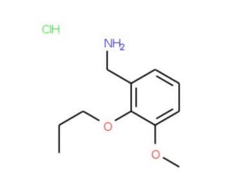 (3-Methoxy-2-propoxyphenyl)methanaminehydrochloride - chemical structure image