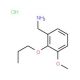 (3-Methoxy-2-propoxyphenyl)methanaminehydrochloride - chemical structure image