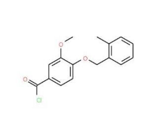 3-methoxy-4-[(2-methylbenzyl)oxy]benzoyl chloride - chemical structure image