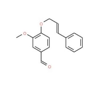 3-Methoxy-4-{[(2E)-3-phenylprop-2-enyl]-oxy}benzaldehyde - chemical structure image