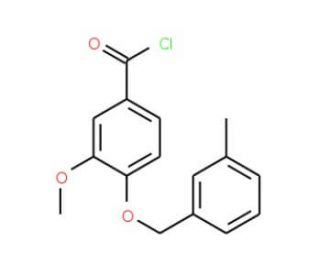 3-methoxy-4-[(3-methylbenzyl)oxy]benzoyl chloride - chemical structure image