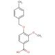 3-Methoxy-4-[(4-methylbenzyl)oxy]benzoic acid - chemical structure image