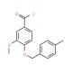 3-methoxy-4-[(4-methylbenzyl)oxy]benzoyl chloride - chemical structure image