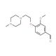 3-Methoxy-4-[2-(4-methyl-piperazin-1-yl)-ethoxy]-benzaldehyde - chemical structure image