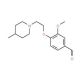 3-Methoxy-4-[2-(4-methyl-piperidin-1-yl)-ethoxy]-benzaldehyde - chemical structure image