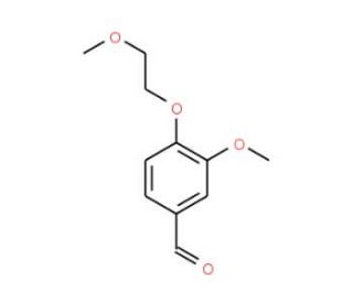 3-Methoxy-4-(2-methoxy-ethoxy)-benzaldehyde - chemical structure image