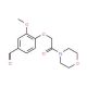 3-Methoxy-4-(2-morpholin-4-yl-2-oxo-ethoxy)-benzaldehyde (CAS 31438-76-3) - chemical structure image