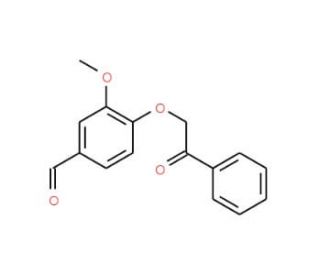 3-Methoxy-4-(2-oxo-2-phenylethoxy)benzaldehyde - chemical structure image